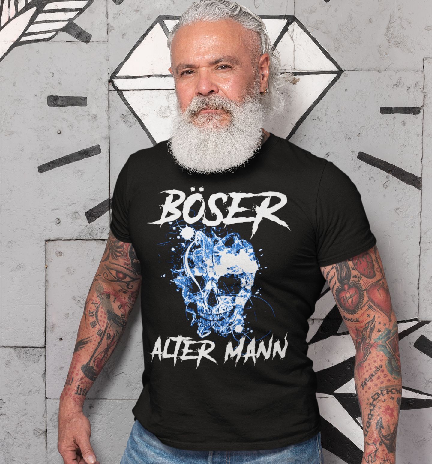 Böser alter Mann - Shirt - Totally Wasted
