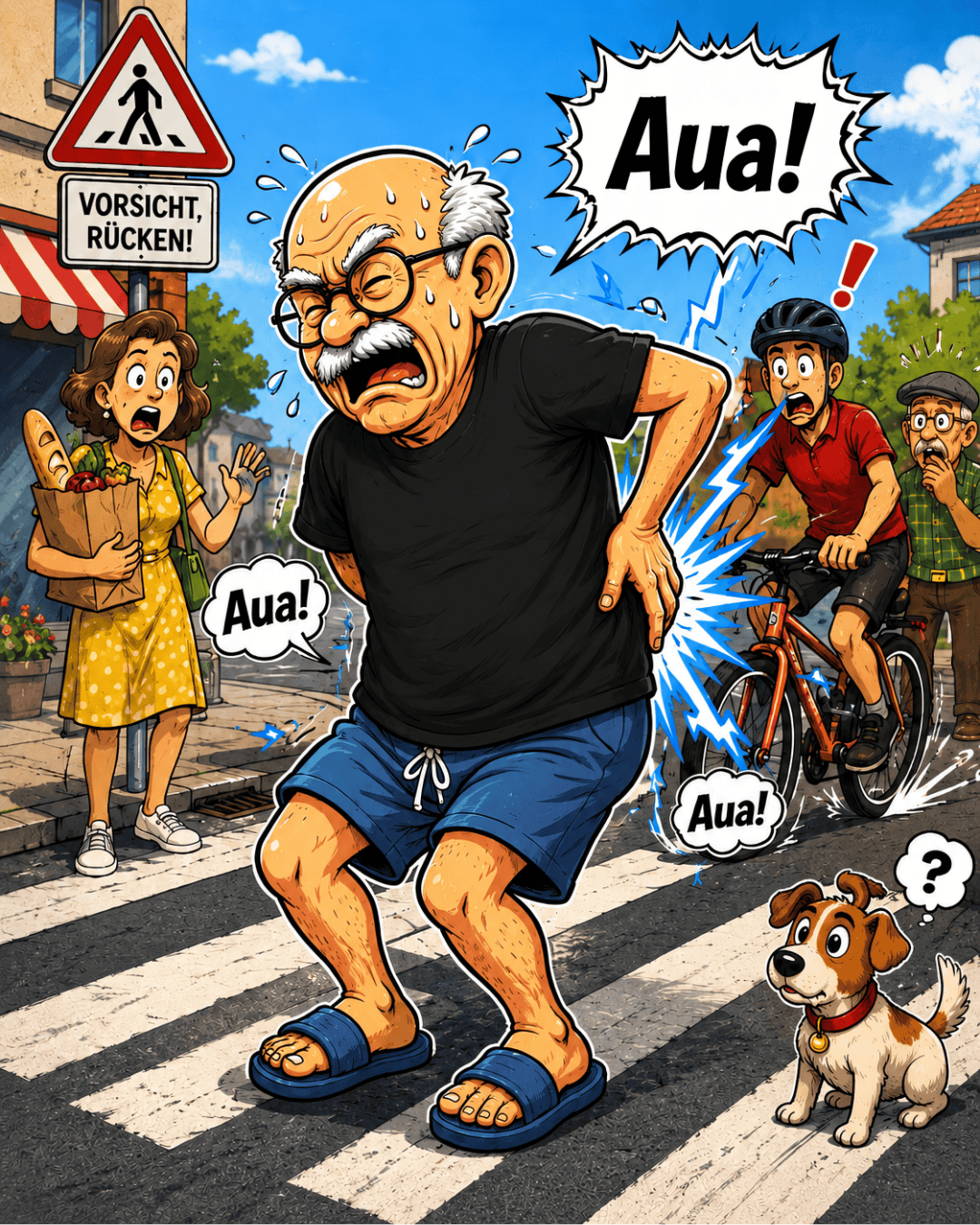 Aua! Alter Mann - Shirt