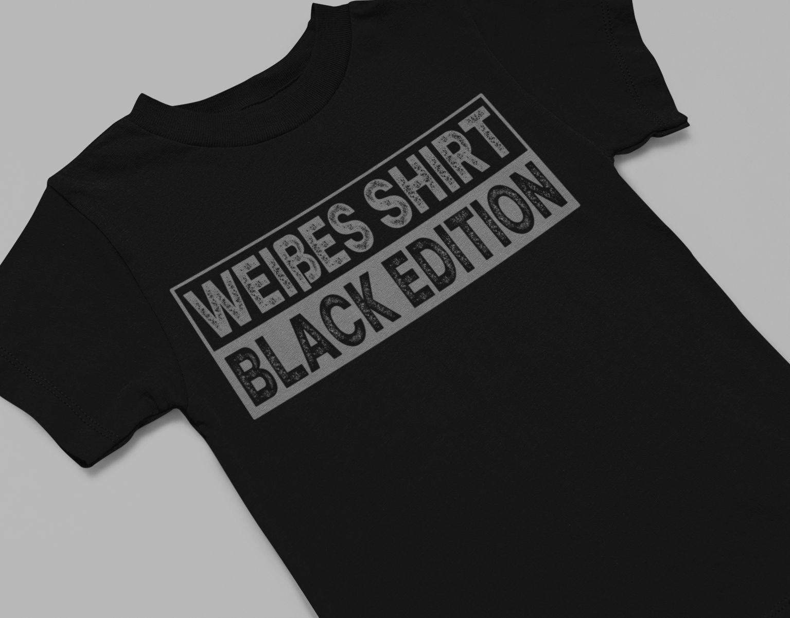 Weißes Shirt VIII - Black Edition