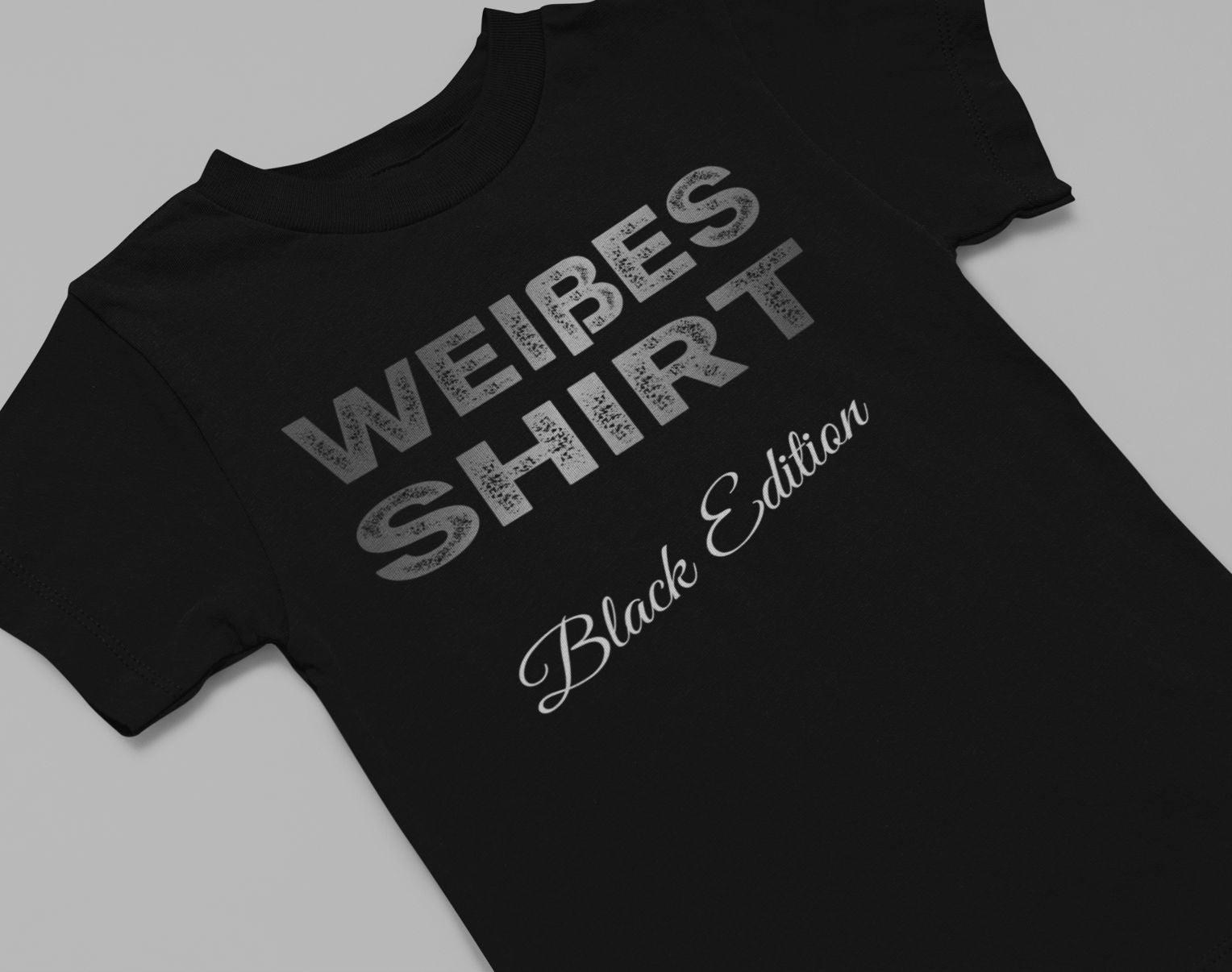 Weißes Shirt IX - Black Edition