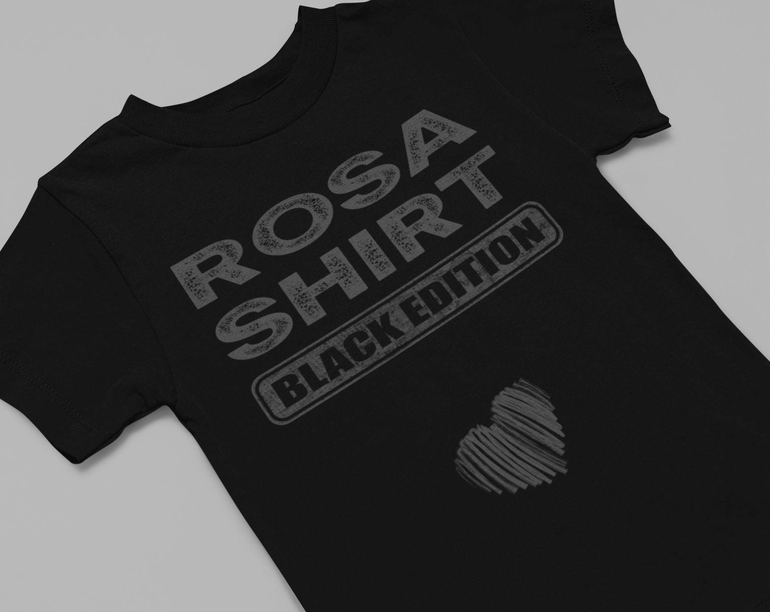 Rosa Shirt II - Black Edition - Totally Wasted