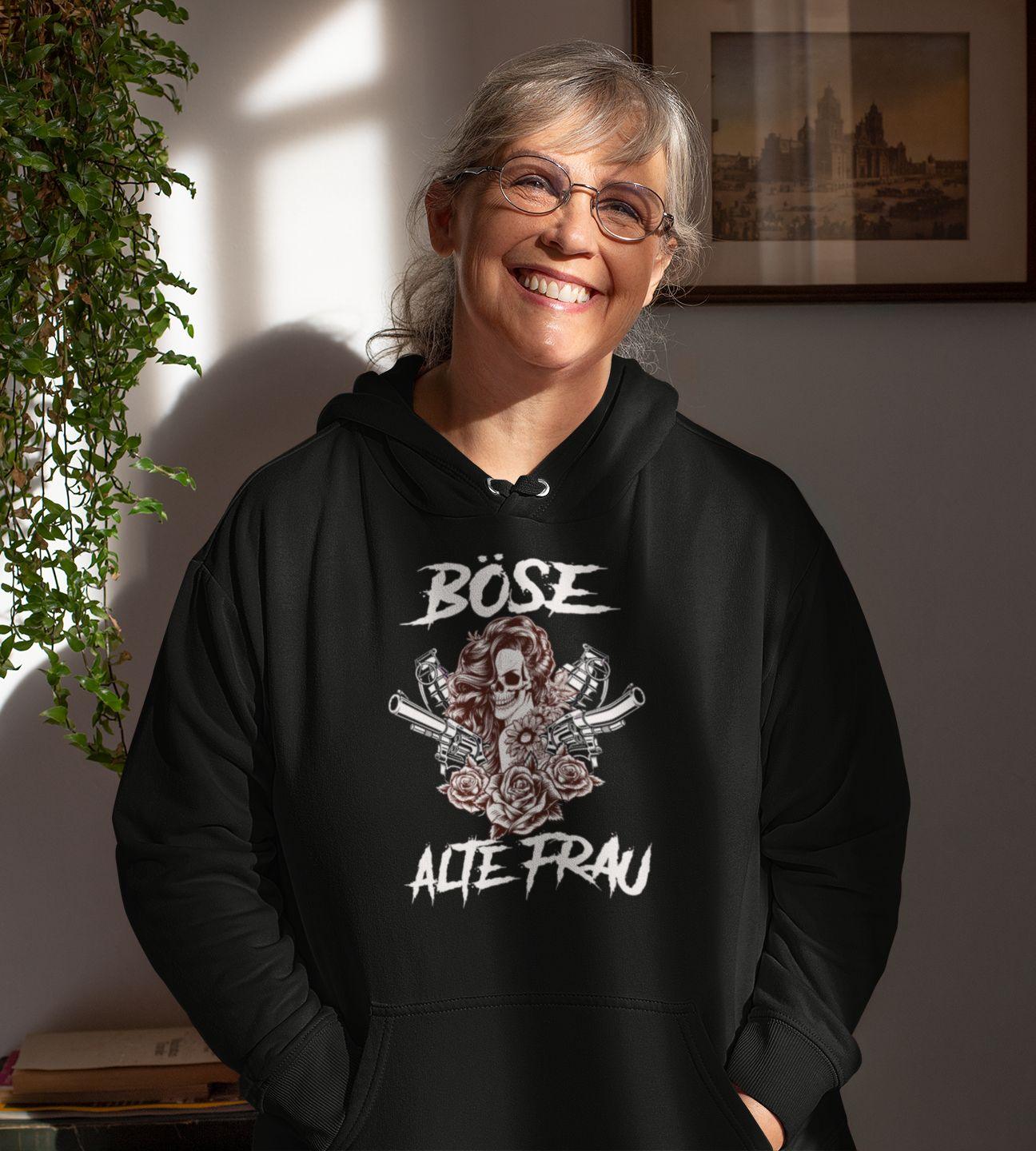 Böse alte Frau - Hoodie - Totally Wasted