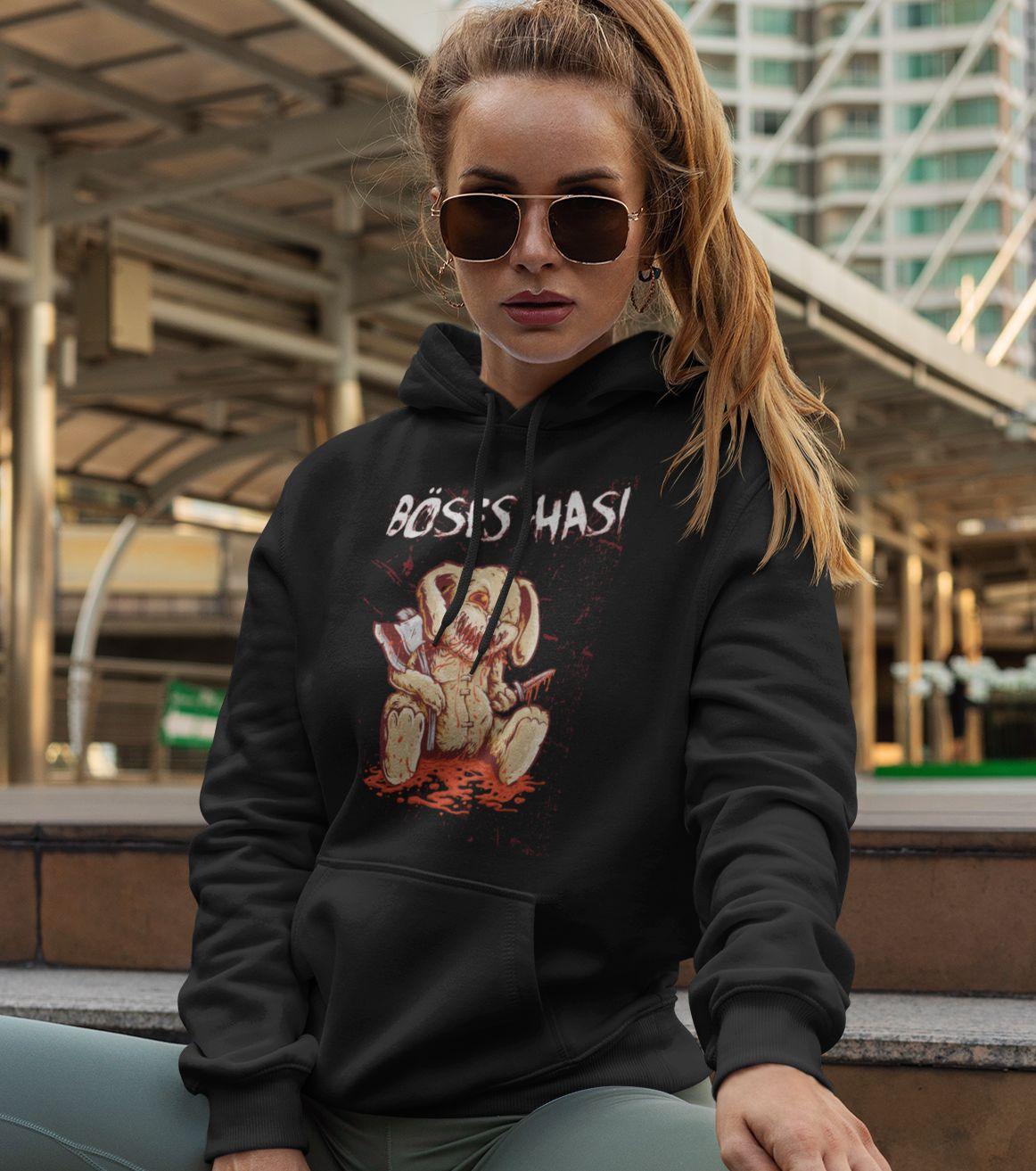 Böses Hasi - Hoodie - Totally Wasted
