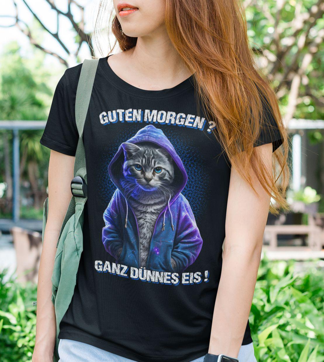 Guten Morgen? Ganz dünnes Eis! - Ladies Shirt - Totally Wasted
