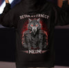 Bevor du fragst - Nein! - Backprint Hoodie - Totally Wasted