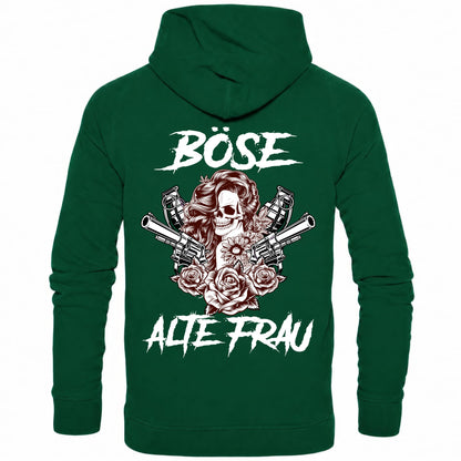 Böse alte Frau - Backprint Hoodie - Totally Wasted