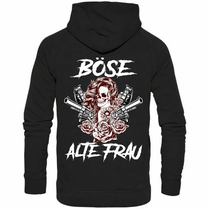 Böse alte Frau - Backprint Hoodie - Totally Wasted