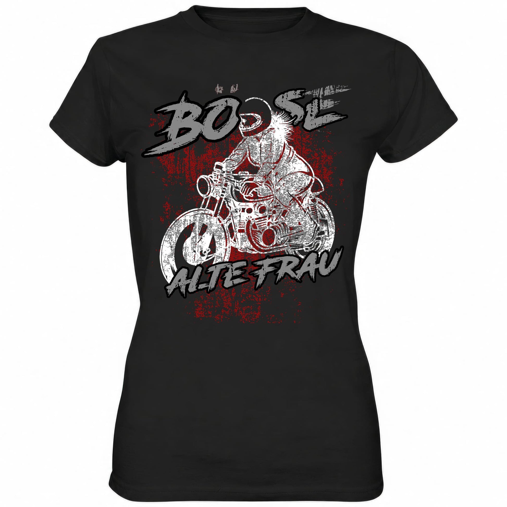 Böse alte Frau Bike - Ladies Shirt - Totally Wasted