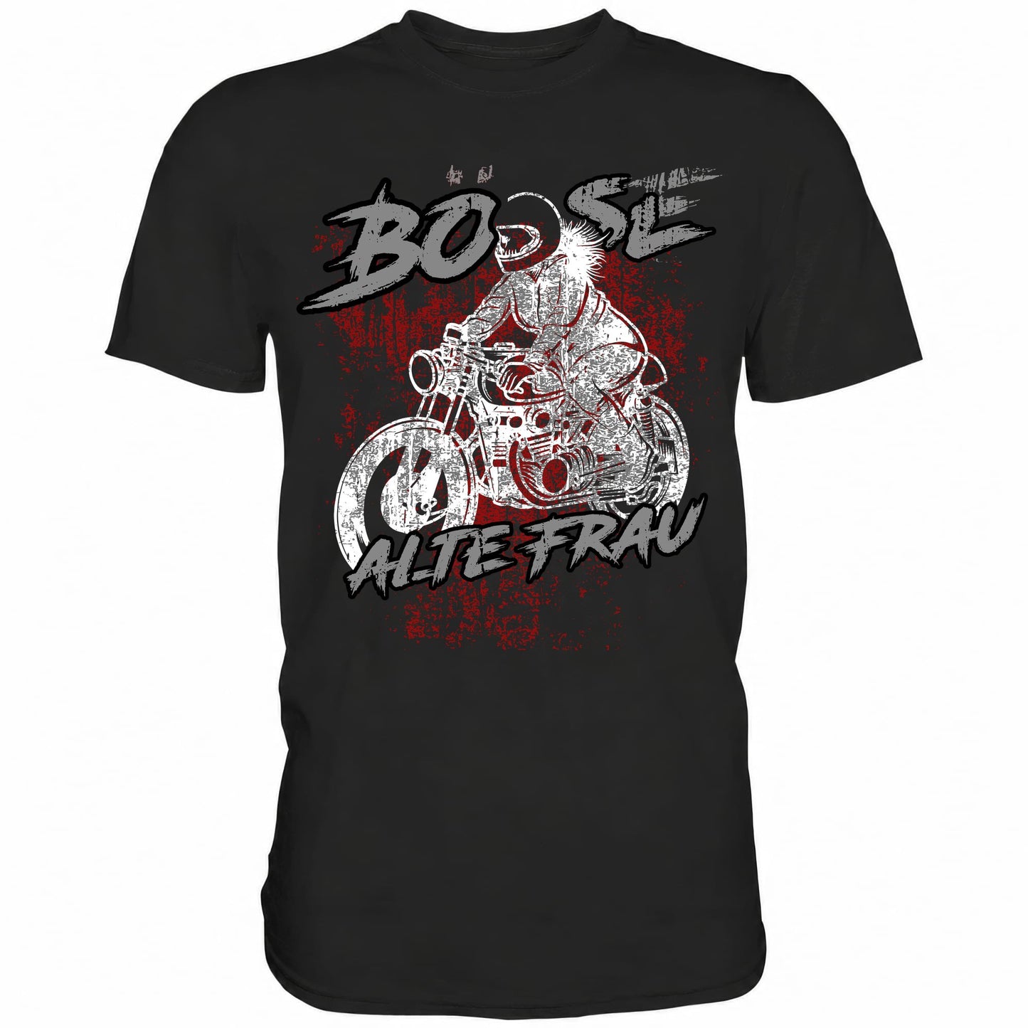 Böse alte Frau Bike - Shirt - Totally Wasted