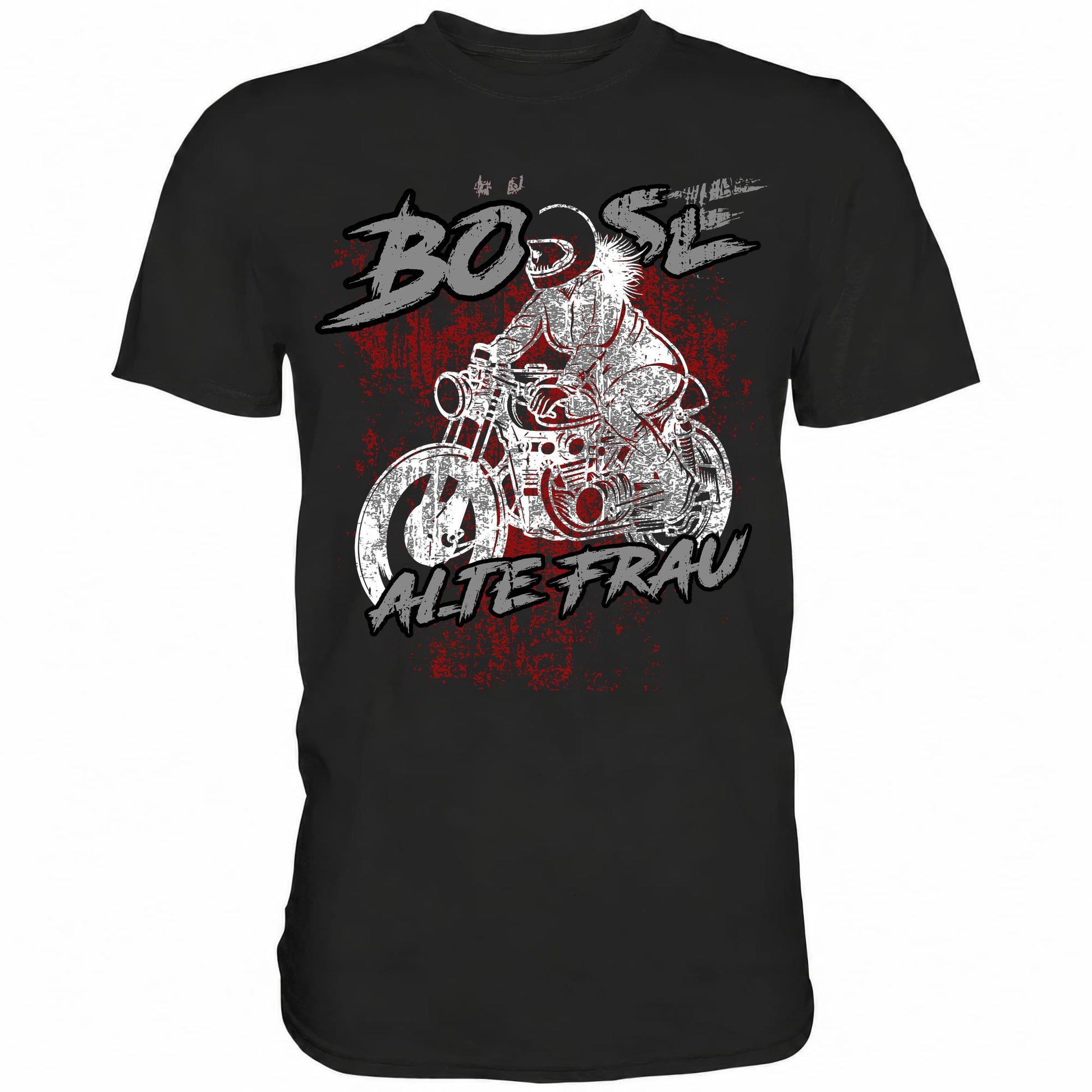 Böse alte Frau Bike - Shirt - Totally Wasted