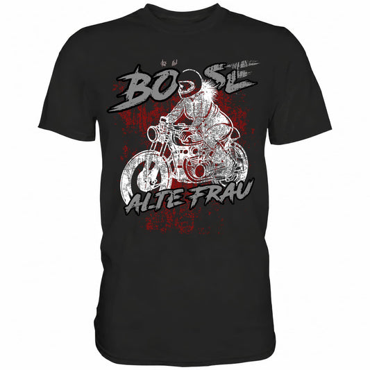 Böse alte Frau Bike - Shirt - Totally Wasted