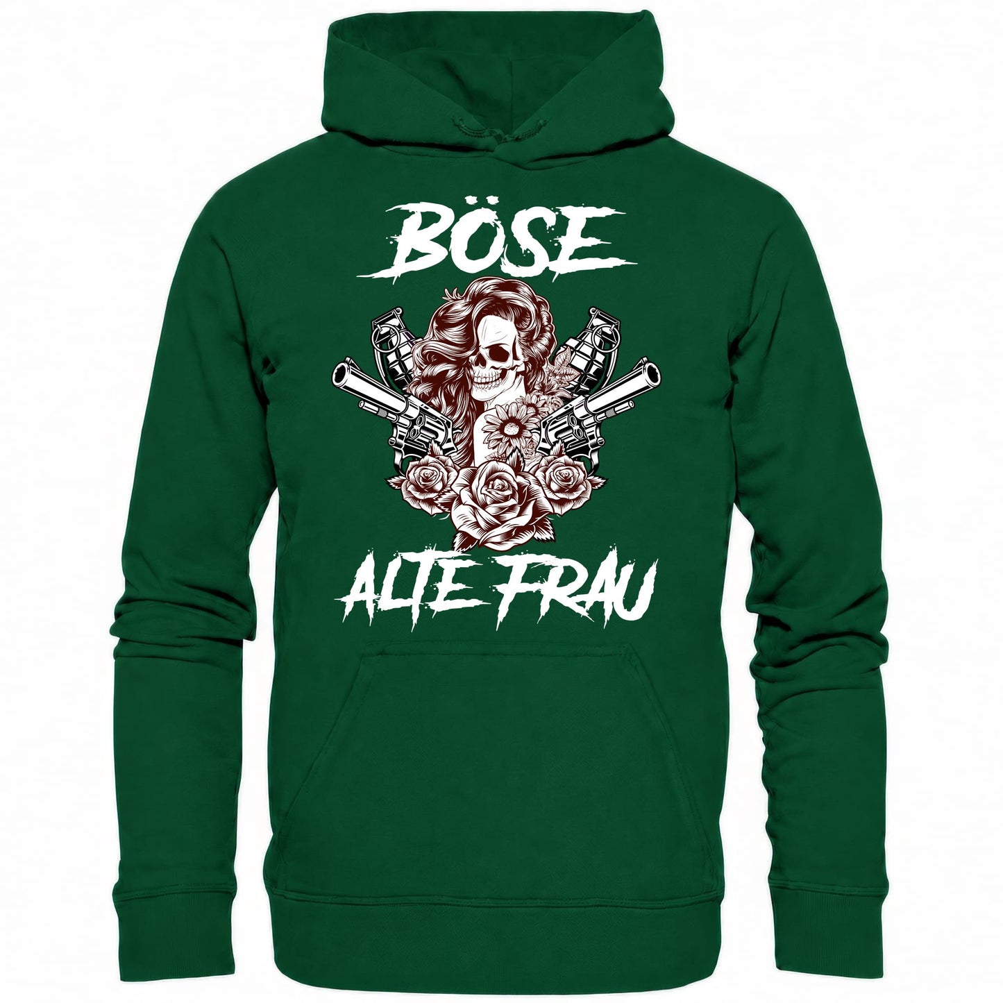 Böse alte Frau - Hoodie - Totally Wasted
