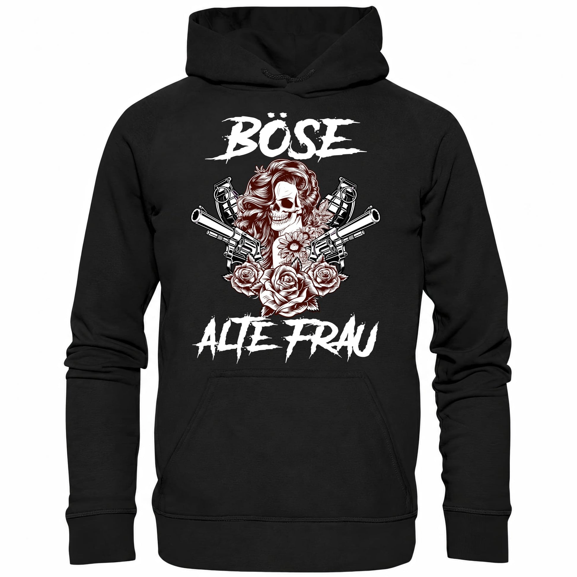 Böse alte Frau - Hoodie - Totally Wasted