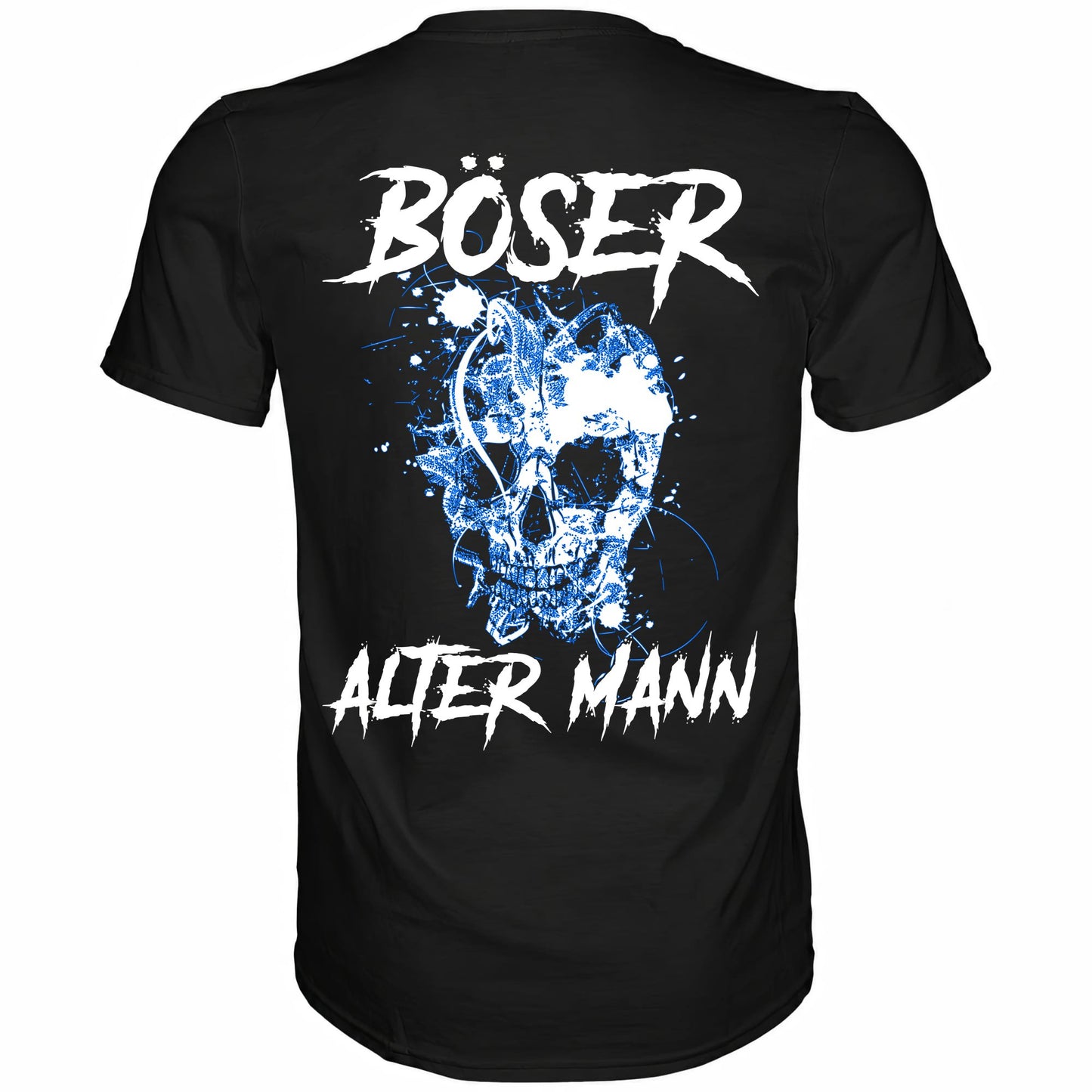 Böser alter Mann - Backprint Shirt - Totally Wasted