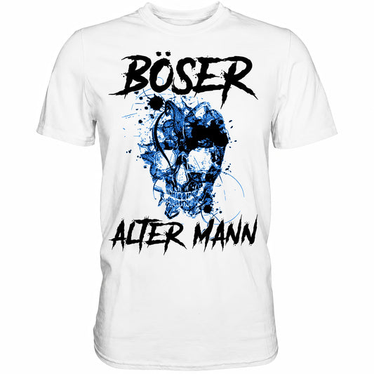 Böser alter Mann weiß - Shirt - Totally Wasted
