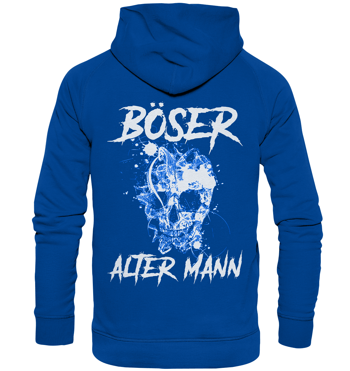Böser alter Mann - Backprint Hoodie - Totally Wasted