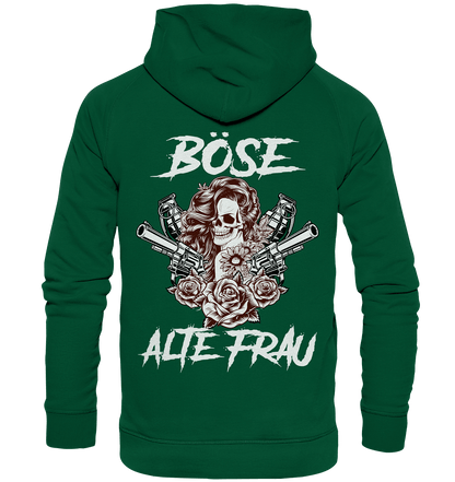 Böse alte Frau - Backprint Hoodie - Totally Wasted