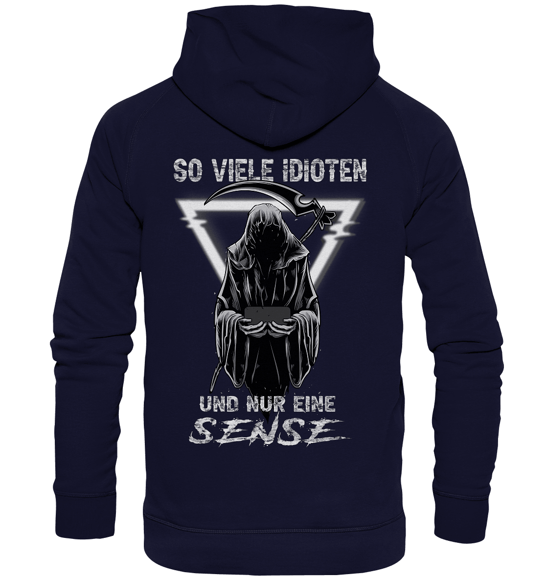 So viele Idioten und nur eine Sense II - Backprint Hoodie - Totally Wasted