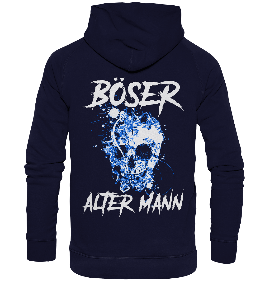 Böser alter Mann - Backprint Hoodie - Totally Wasted