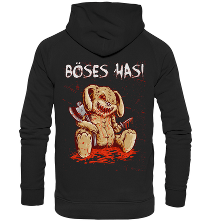 Böses Hasi - Backprint Hoodie - Totally Wasted