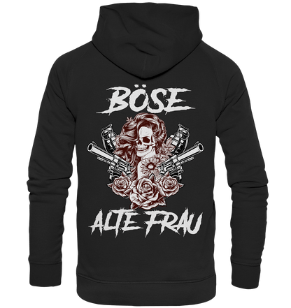 Böse alte Frau - Backprint Hoodie - Totally Wasted