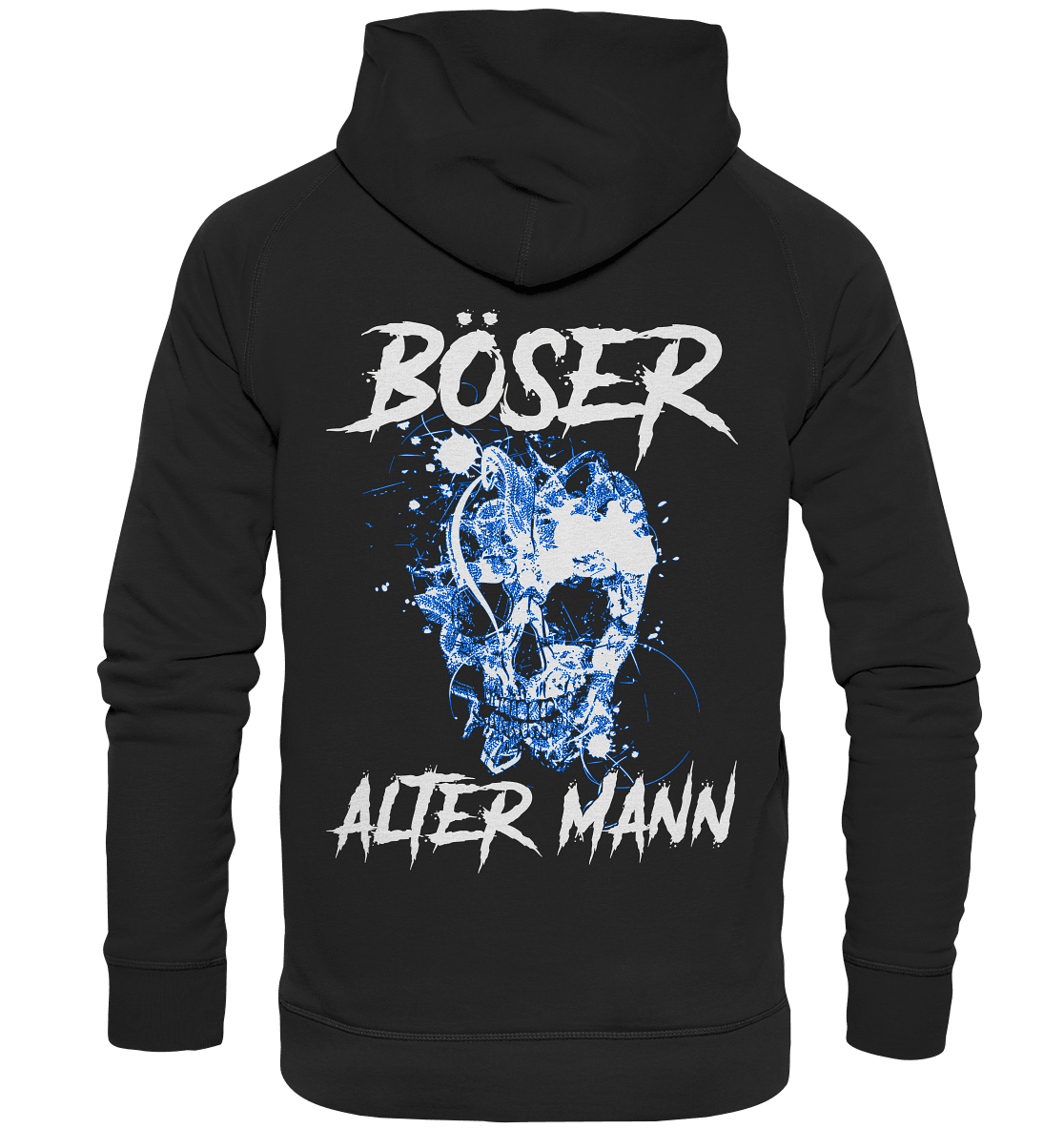 Böser alter Mann - Backprint Hoodie - Totally Wasted