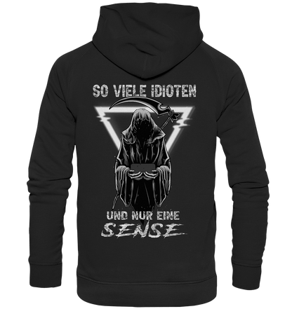 So viele Idioten und nur eine Sense II - Backprint Hoodie - Totally Wasted