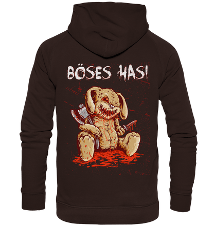 Böses Hasi - Backprint Hoodie - Totally Wasted
