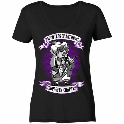 Daughters of Arthrose - Ladies V-Neck Shirt - Totally Wasted