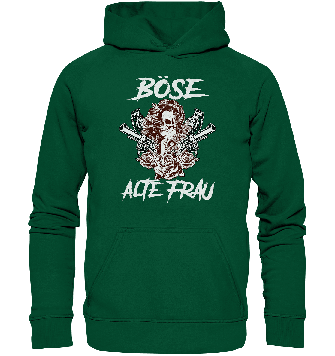 Böse alte Frau - Hoodie - Totally Wasted