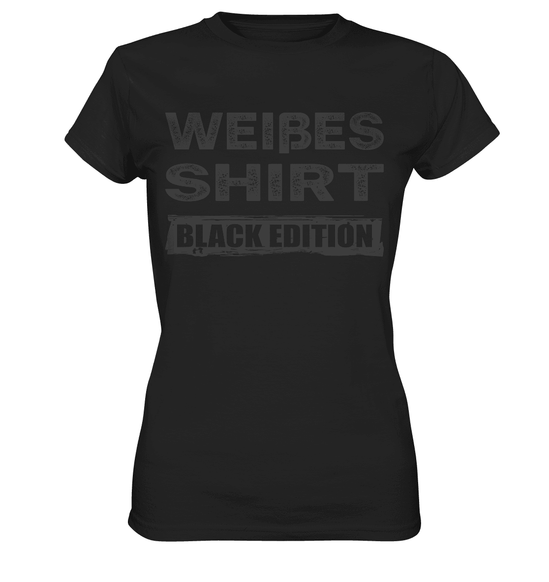 Weißes Shirt - Black Edition - Ladies Shirt - Totally Wasted