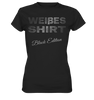 Weißes Shirt IX - Black Edition - Ladies Shirt