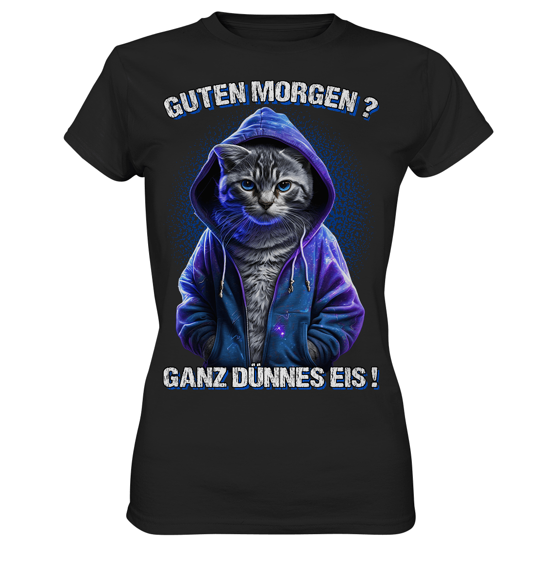 Guten Morgen? Ganz dünnes Eis! - Ladies Shirt - Totally Wasted