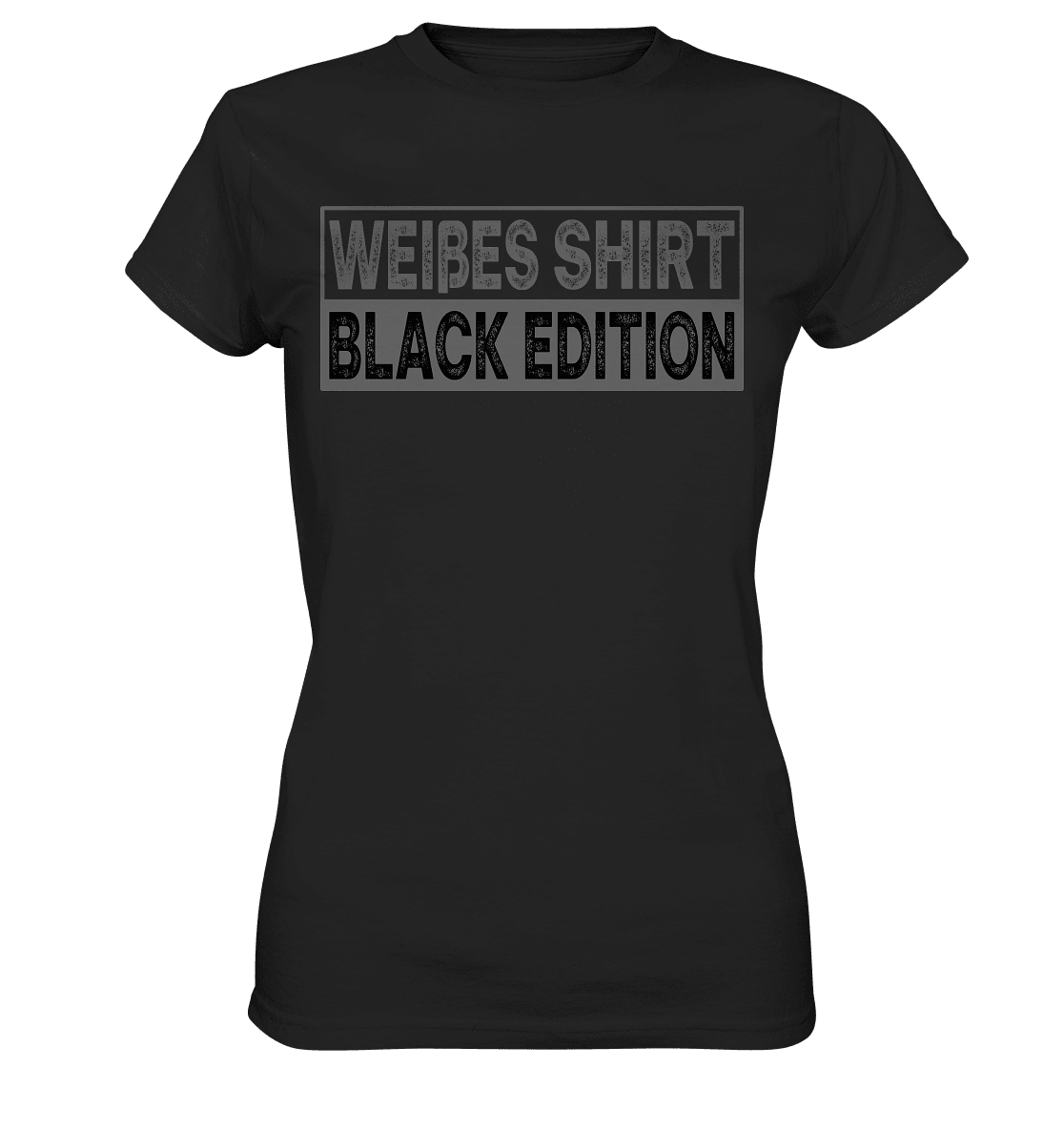 Weißes Shirt VIII - Black Edition - Ladies Shirt