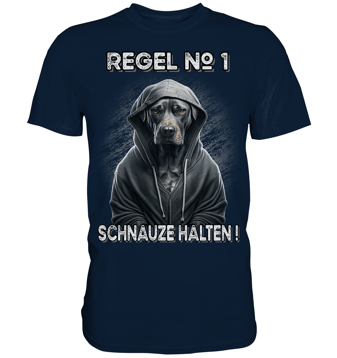 Regel Nummer 1 - Schnauze halten! - Shirt - Totally Wasted