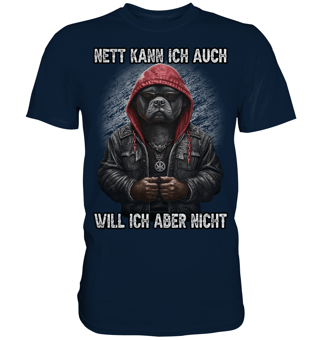 Nett kann ich auch - Will ich aber nicht - Shirt - Totally Wasted