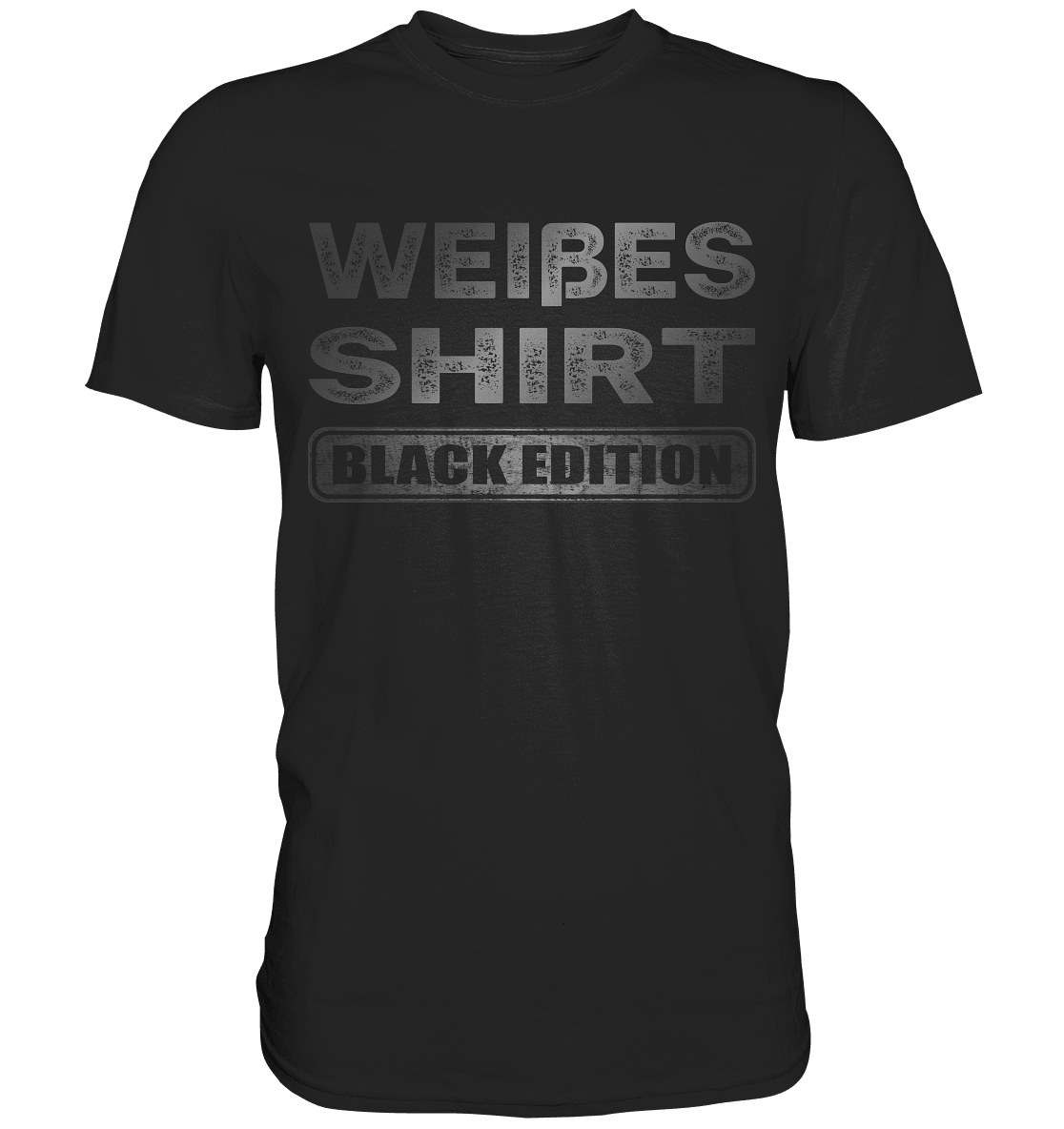 Weißes Shirt VII - Black Edition - Totally Wasted