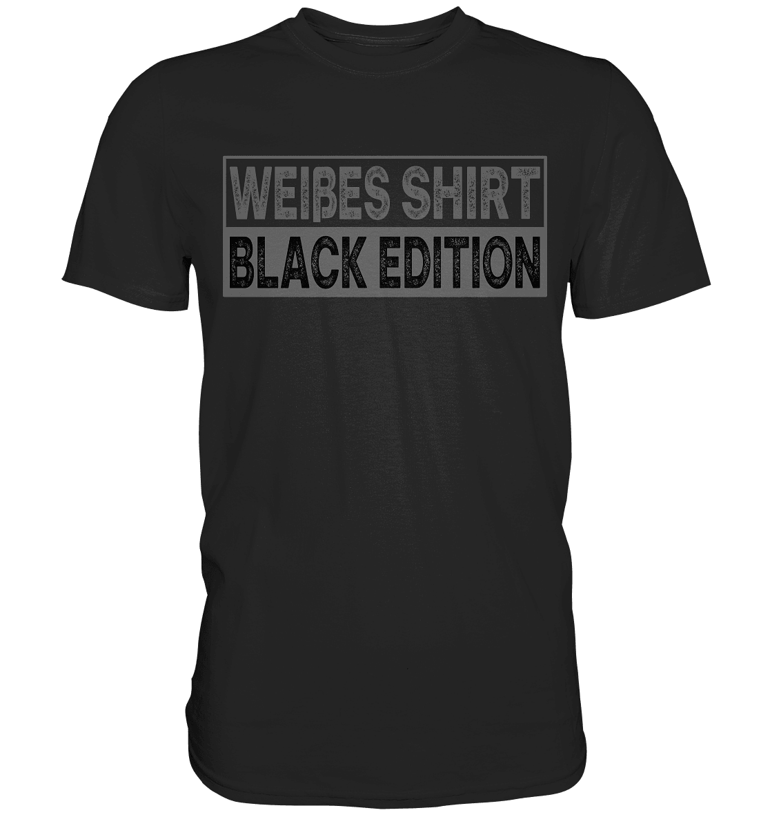 Weißes Shirt VIII - Black Edition