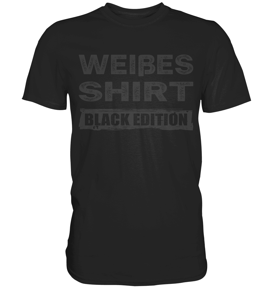 Weißes Shirt - Black Edition - Totally Wasted