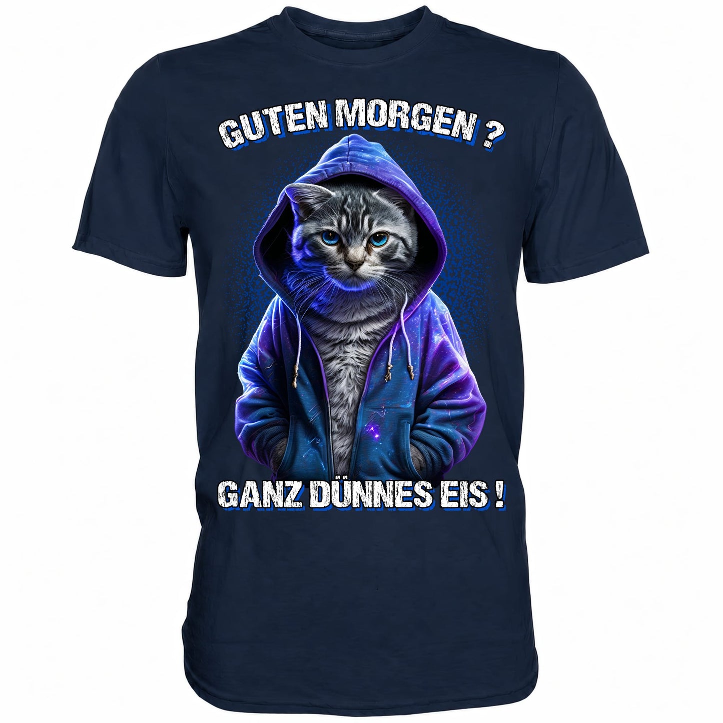 Guten Morgen? Ganz dünnes Eis! - Shirt - Totally Wasted