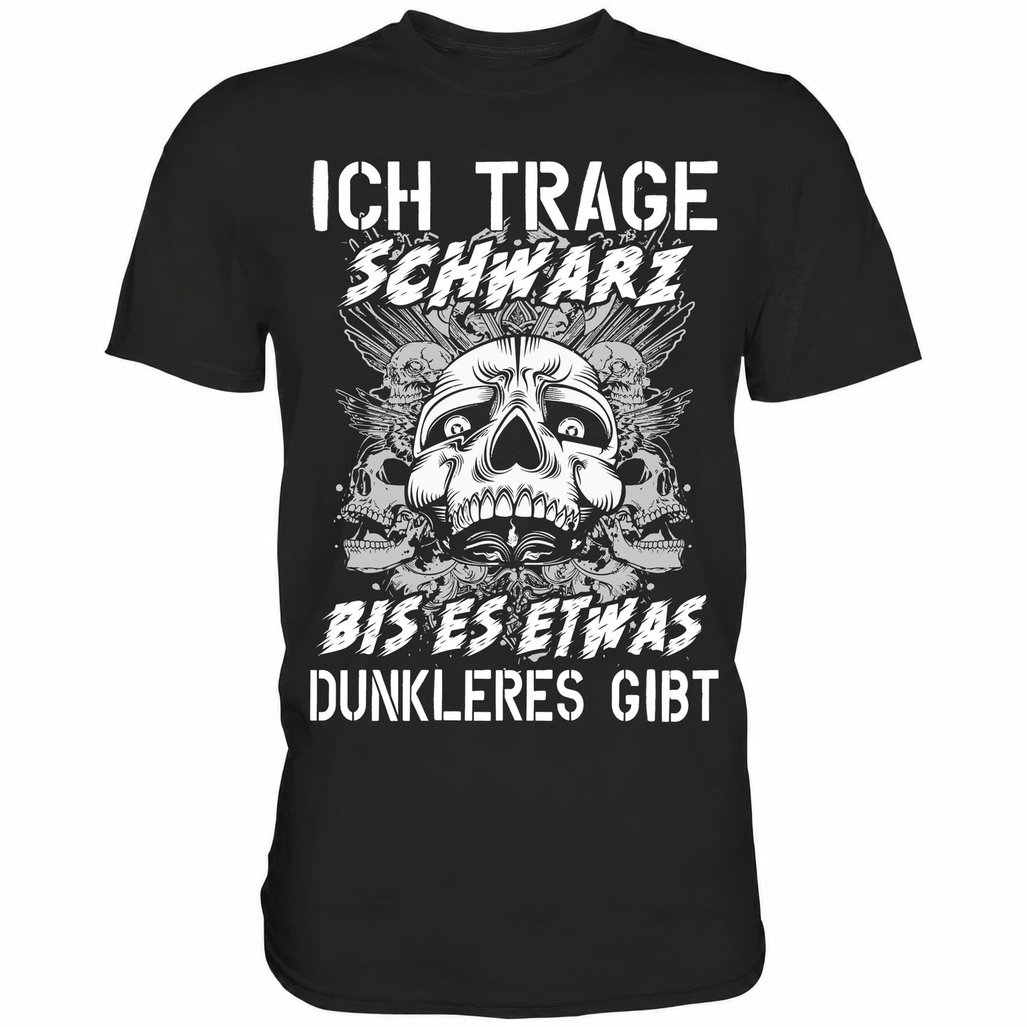 Ich trage schwarz bis es etwas Dunkleres gibt - Shirt - Totally Wasted