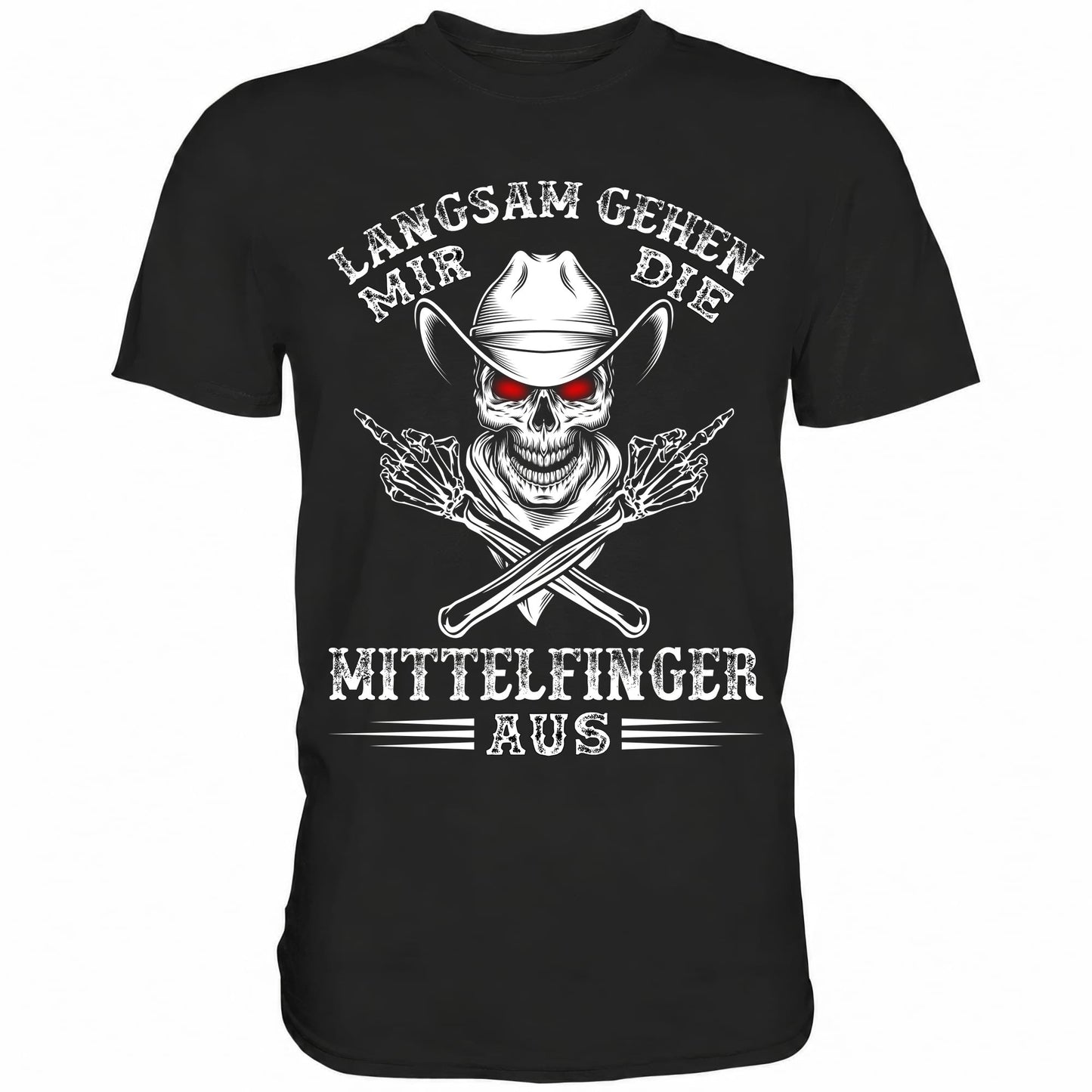 Langsam gehen mir die Mittelfinger aus - Shirt - Totally Wasted