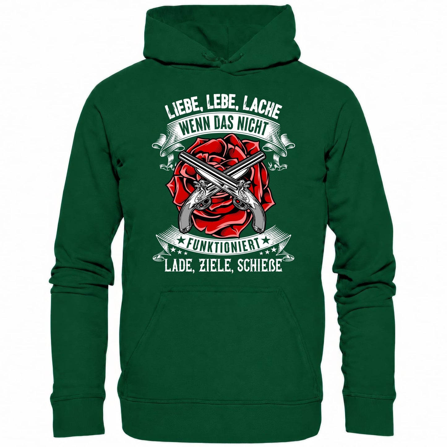 Liebe lebe lache, wenn das nicht funktioniert, lade ziele schieße II - Hoodie - Totally Wasted