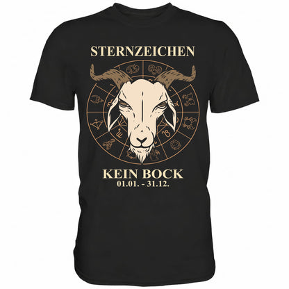 Sternzeichen: Kein Bock - Shirt - Totally Wasted