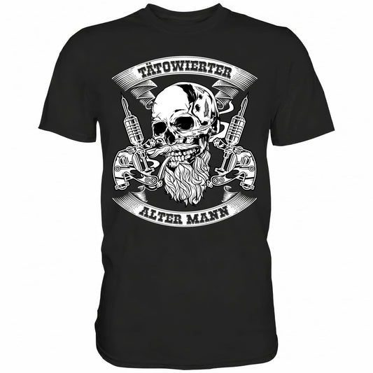 Tätowierter alter Mann - Shirt - Totally Wasted