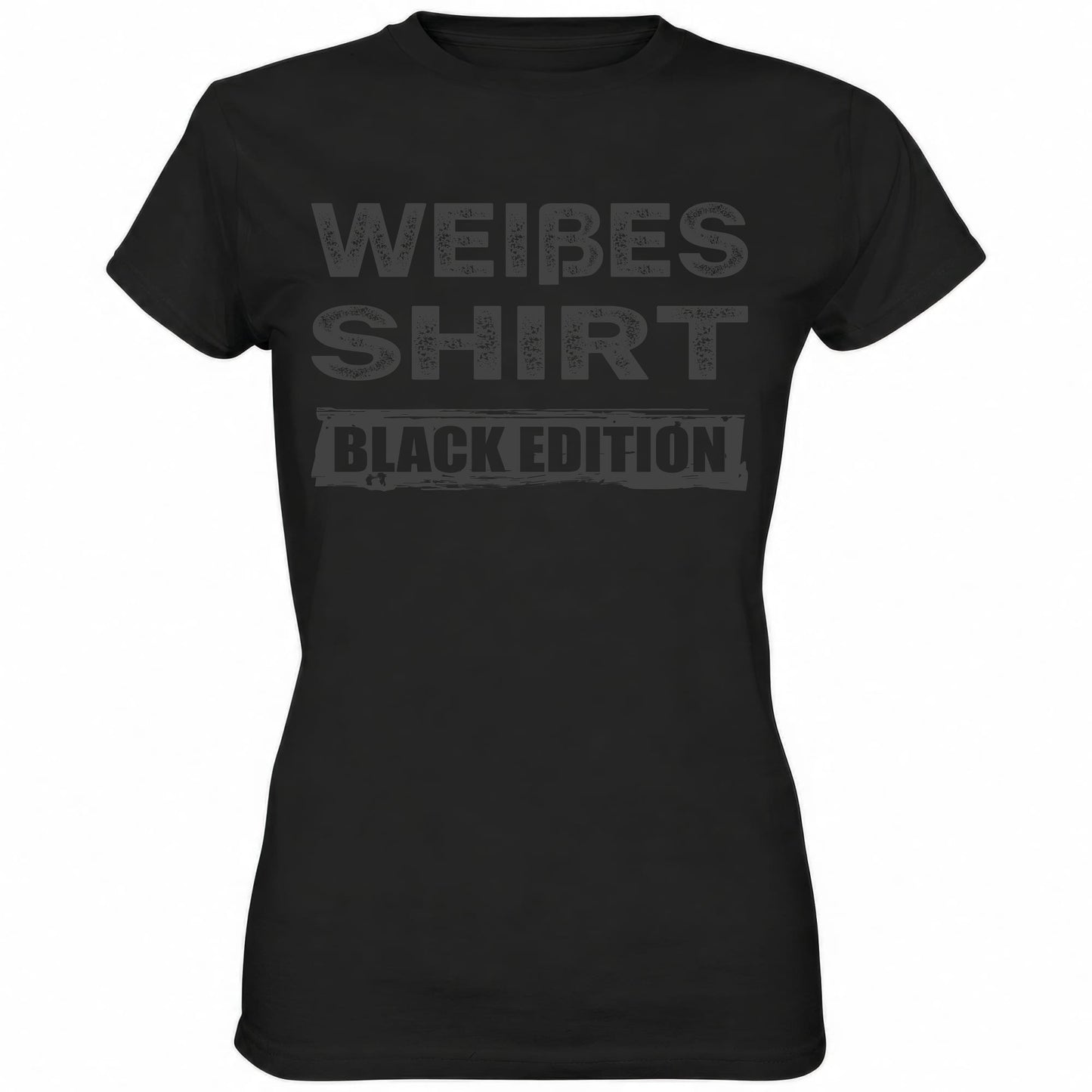 Weißes Shirt - Black Edition - Ladies Shirt - Totally Wasted