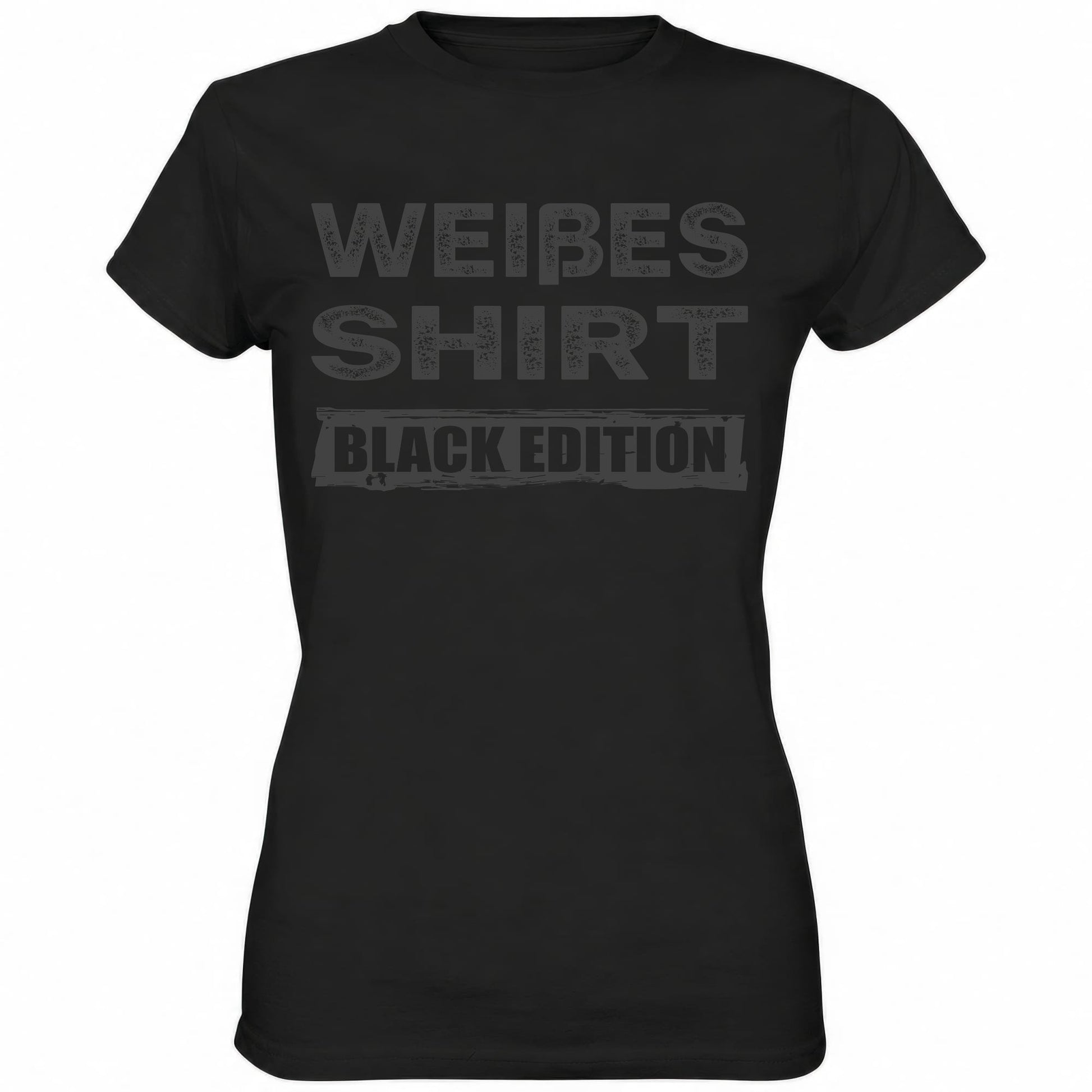 Weißes Shirt - Black Edition - Ladies Shirt - Totally Wasted