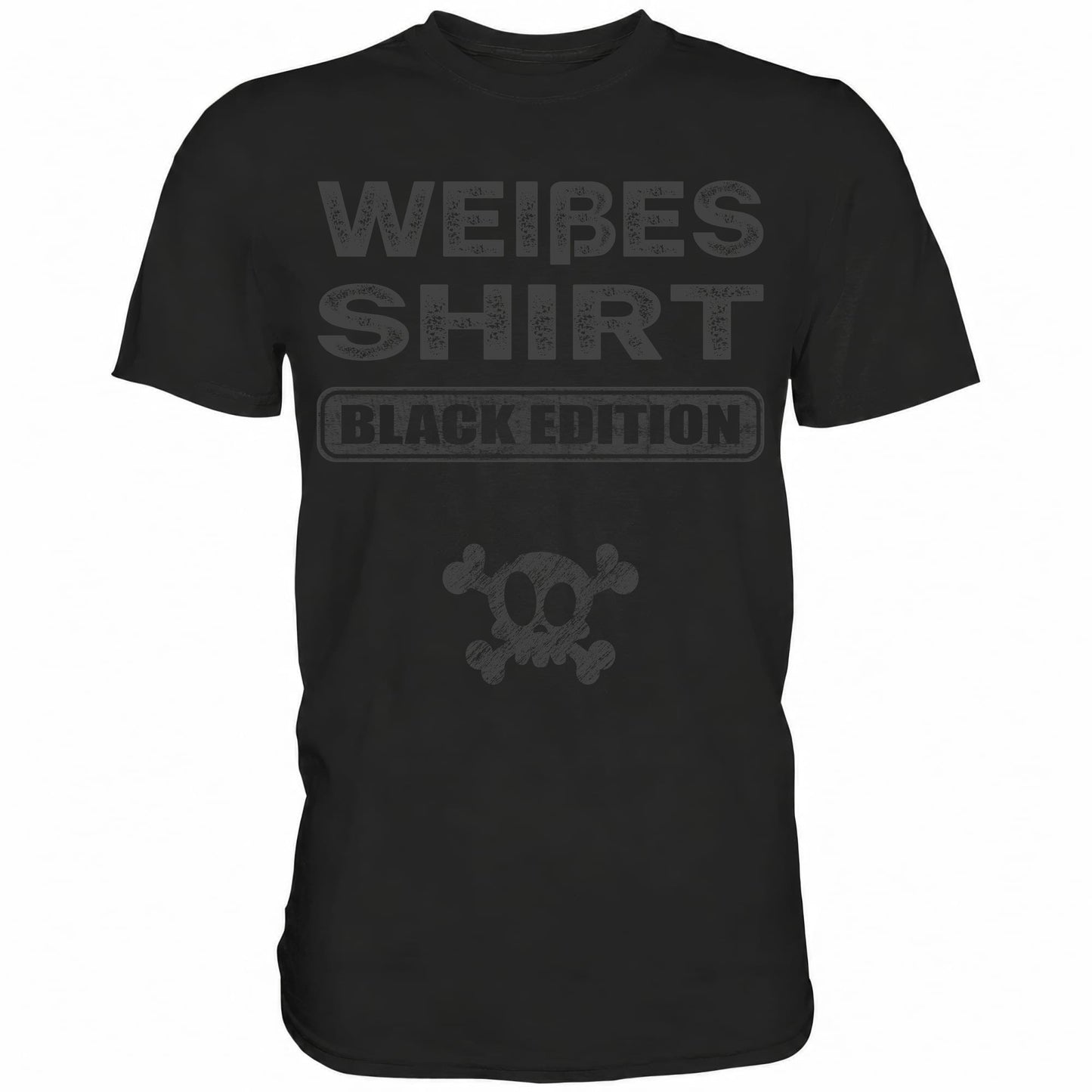 Weißes Shirt II - Black Edition - Totally Wasted