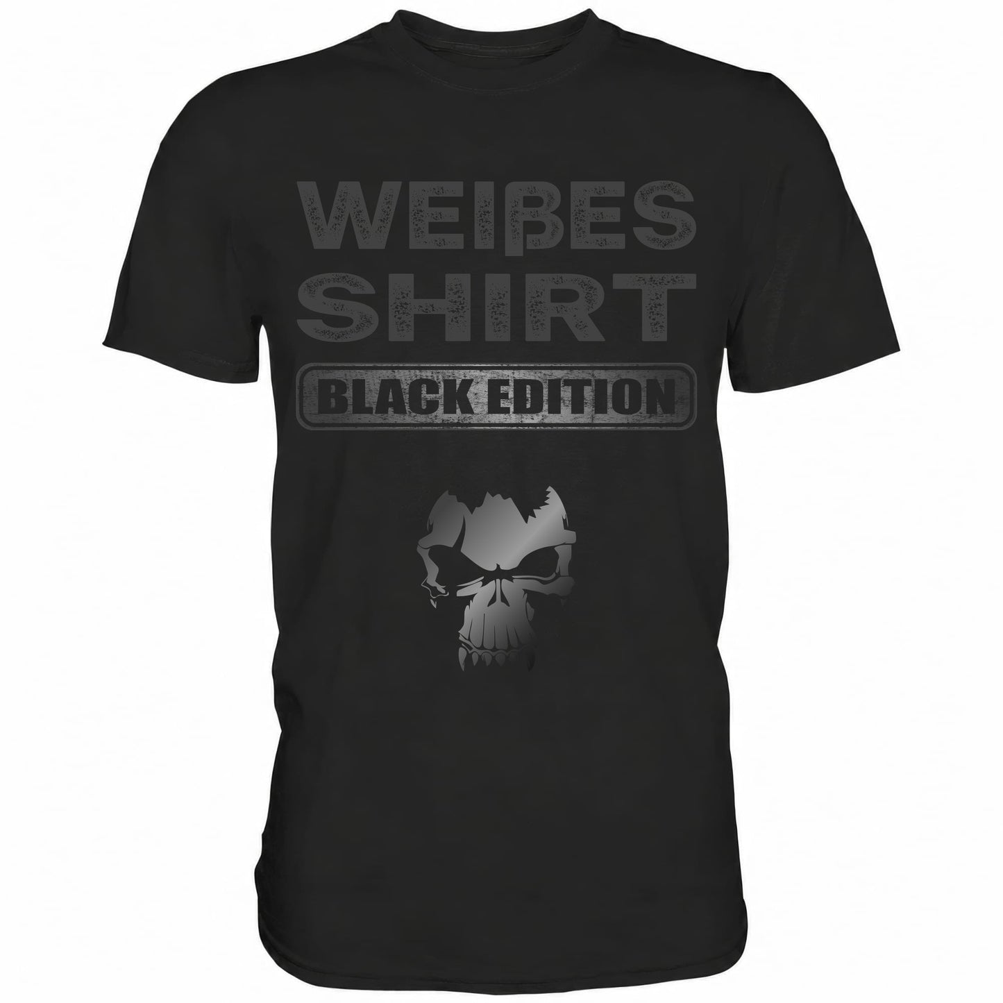 Weißes Shirt IV - Black Edition - Totally Wasted