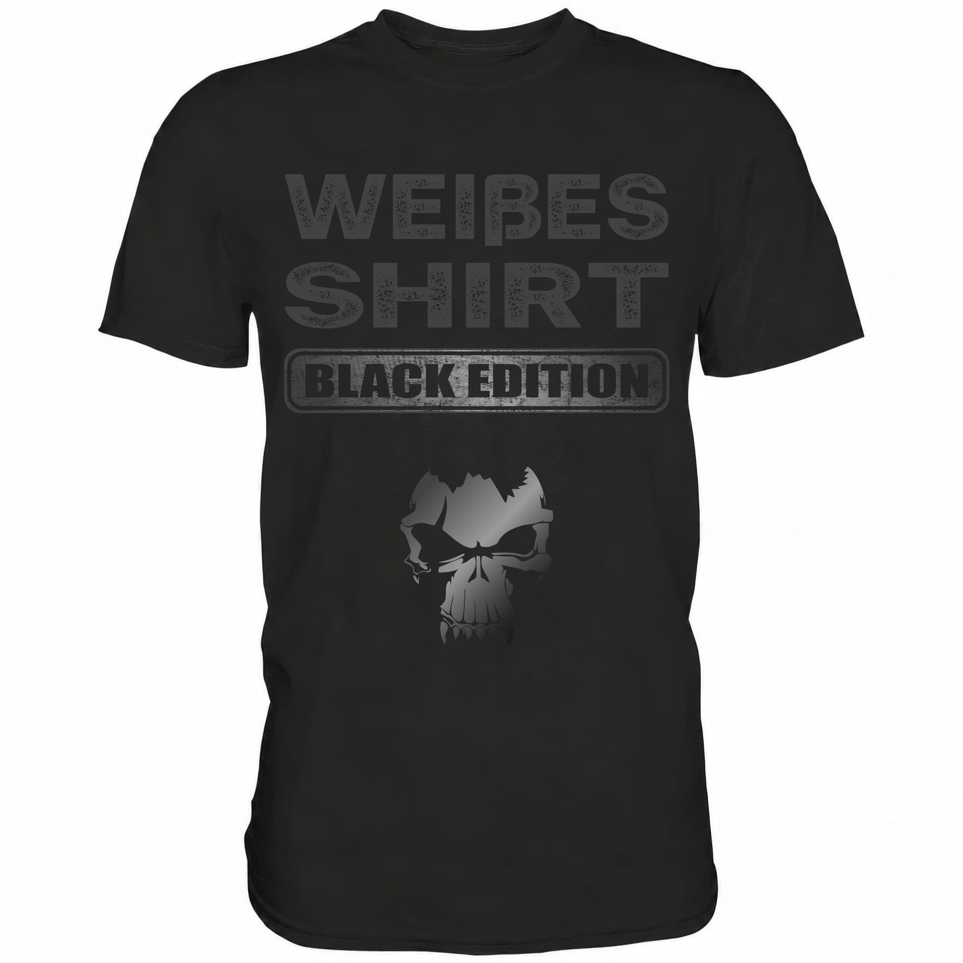 Weißes Shirt IV - Black Edition - Totally Wasted